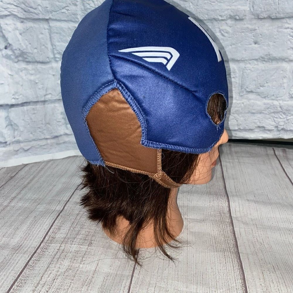 Captain America muscle halloween costume and mask boys M 7-8 - Picture 7 of 14